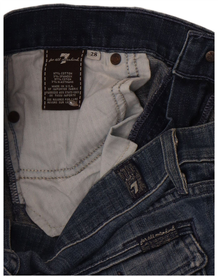 Vaqueros Bootcut para mujer 7 For All Mankind W28 L33 Algodón azul