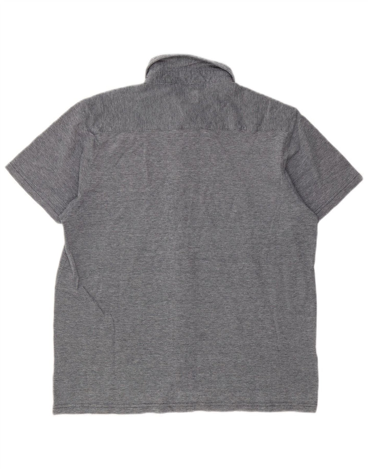 Coveri Camisa Manga Corta Hombre XL Gris Algodón