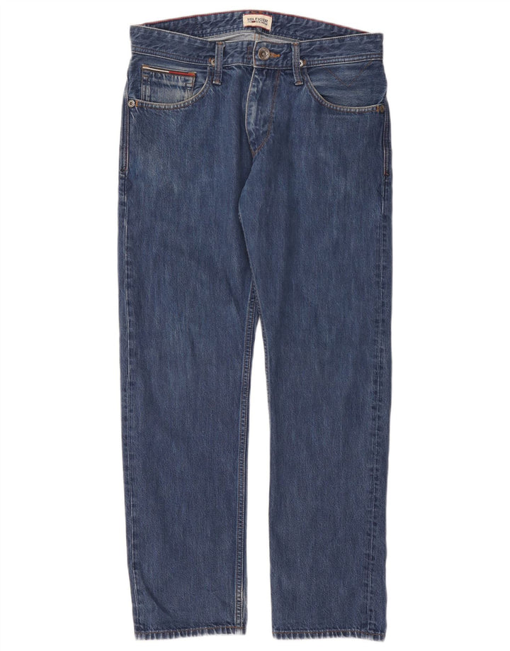 Tommy Hilfiger Vaqueros rectos para hombre W31 L30 Algodón azul