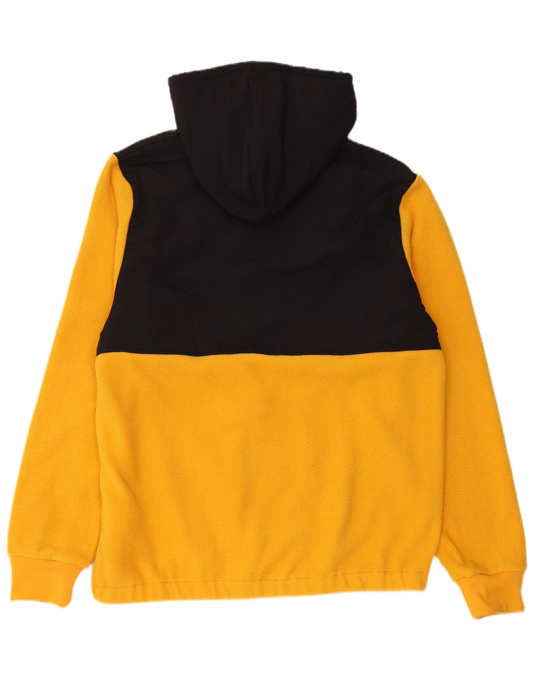 Fila Hombre Graphic Hooded Fleece Jumper Poliéster Color Block Amarillo Medio