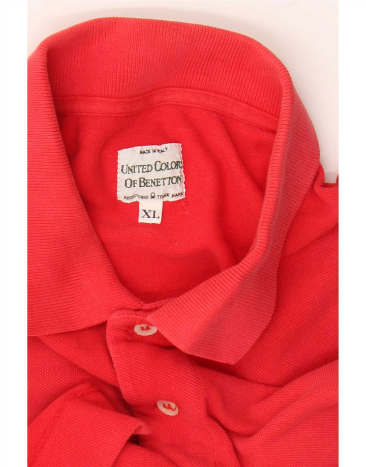Polo Benetton Hombre XL Rojo
