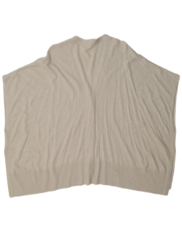 White Label - Cárdigan extragrande sin mangas para mujer, talla 44, talla mediana