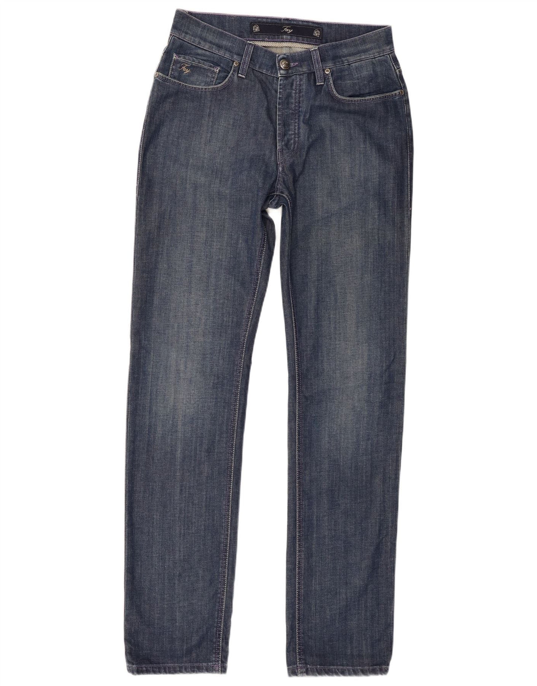 Vaqueros ajustados para hombre Fay W34 L33 Algodón azul