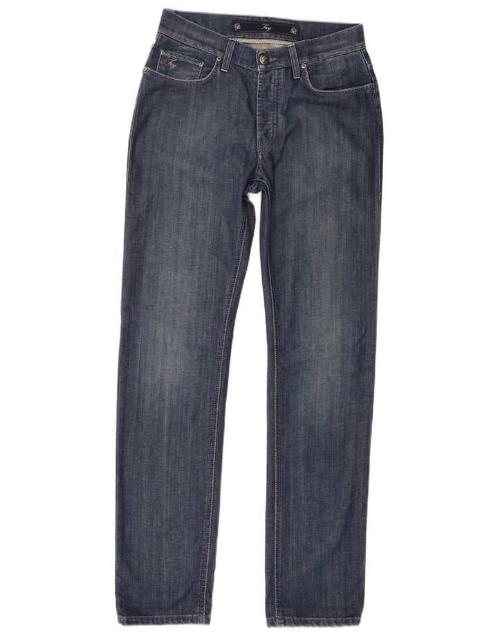 Vaqueros ajustados para hombre Fay W34 L33 Algodón azul