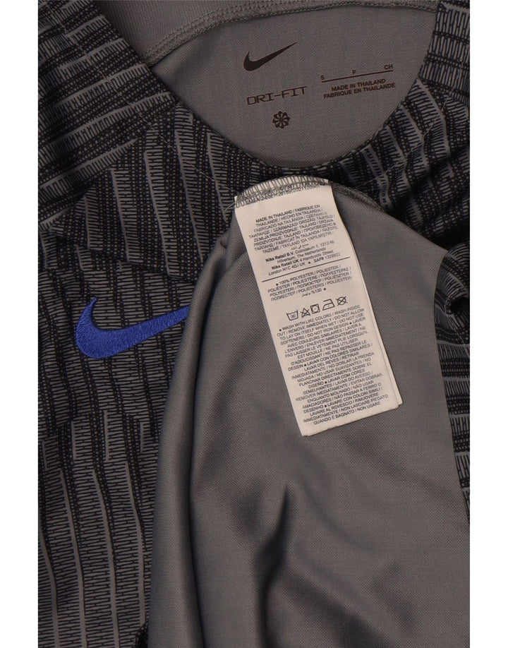 Nike Camiseta Dri Fit Graphic para hombre Top Small Gris Camuflaje Poliéster