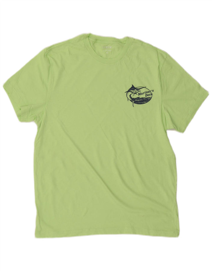 J. CREW - Camiseta para hombre, color verde medio