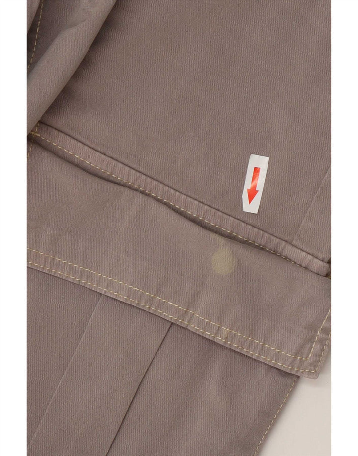 Zara Mujer Pantalones Cargo Rectos EU 38 Small W28 L28 Gris
