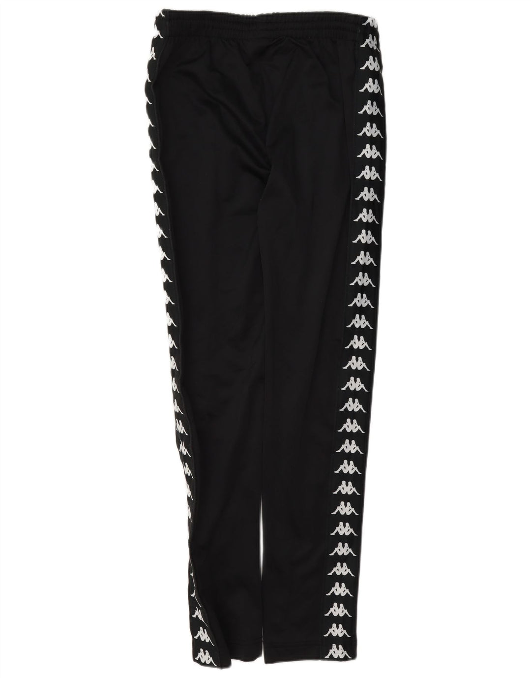 Kappa Hombre Pantalones De Chándal Gráfico Small Poliéster Negro