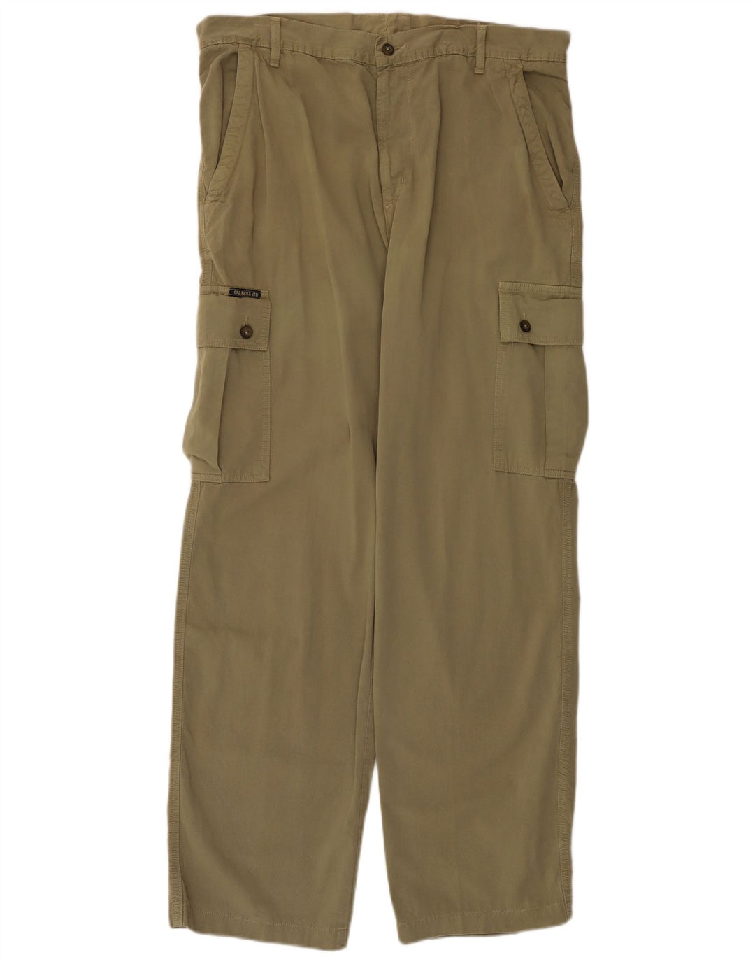 CARRERA Pantalón cargo recto para hombre IT 54 2XL W36 L31 Algodón caqui