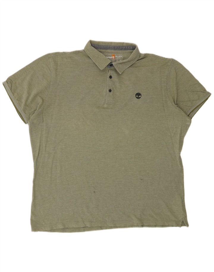 TIMBERLAND Polo Slim Fit para Hombre 3XL Algodón Verde