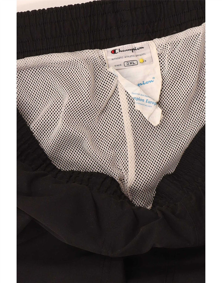 Champion Pantalones De Chándal Para Hombre 3XL Negro Poliéster