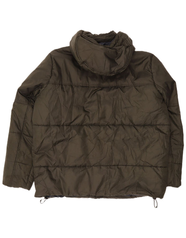 G-Star Chaqueta acolchada con capucha para hombre UK 42 XL Caqui Poliéster
