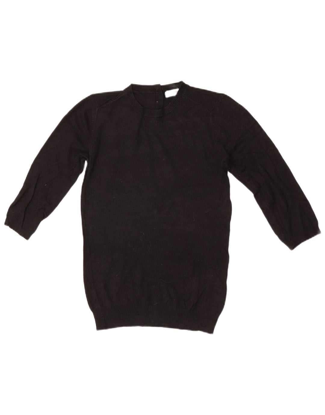 Zara - Jersey de cuello redondo para mujer, talla 8, color negro