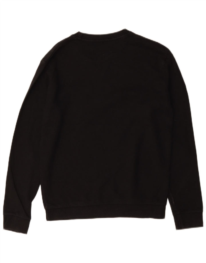 Zara Hombre Sudadera Jumper Small Negro Algodón