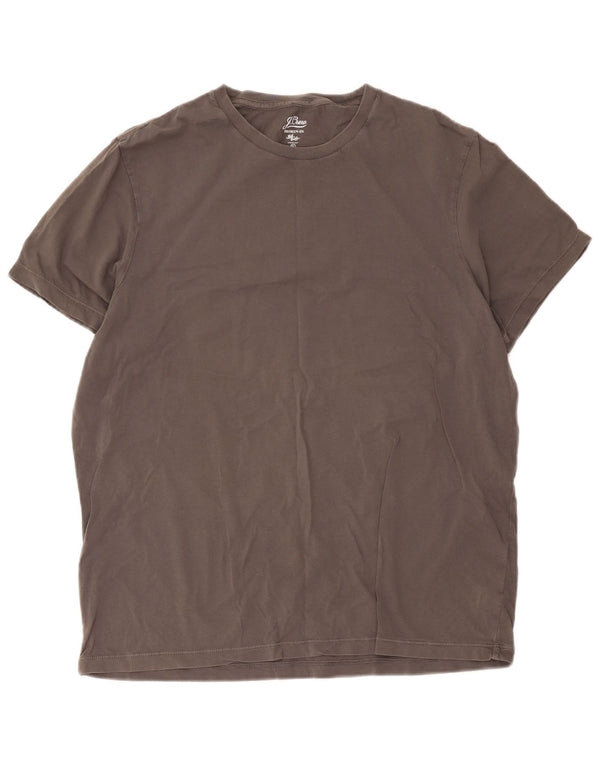 J. Crew Camiseta rota para hombre Top XL Algodón gris