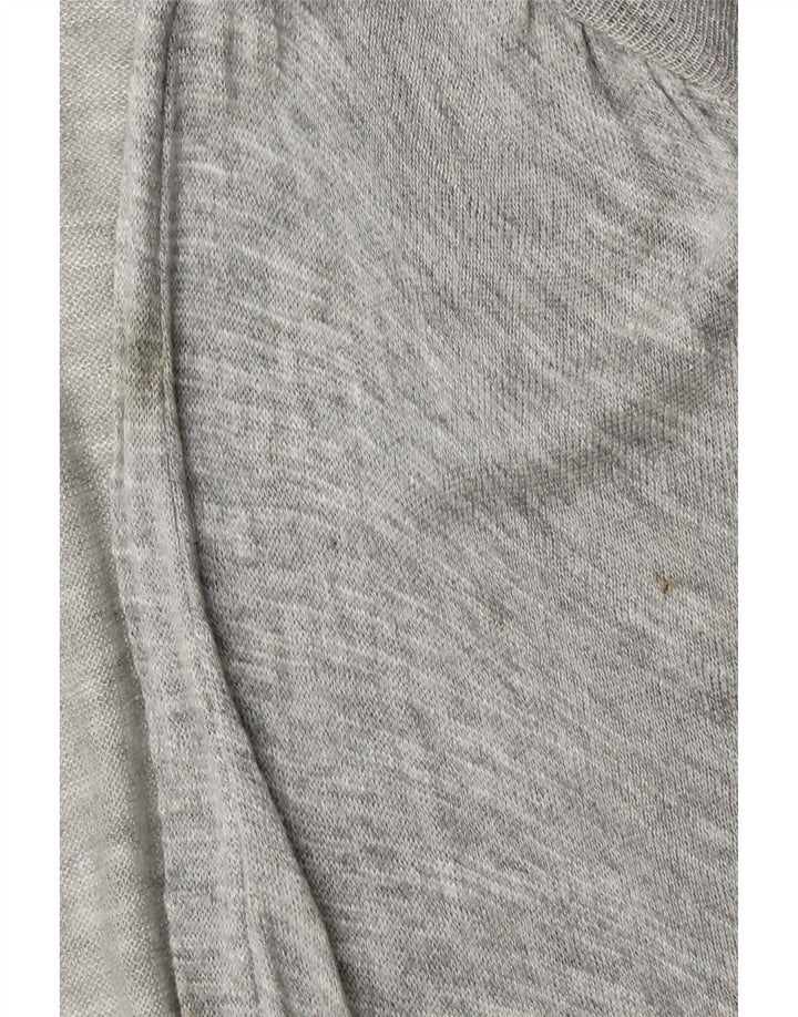 Zara Mujer Cárdigan Abierto Suéter UK 42 Gris Medio