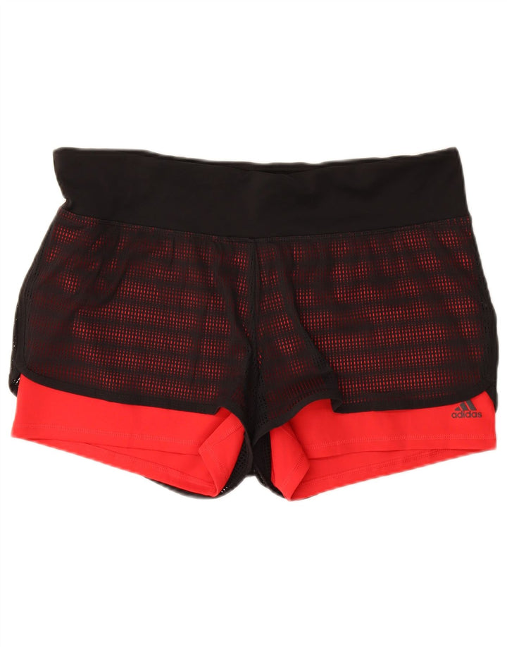 Pantalones cortos deportivos ADIDAS Climalite para mujer ES 20/22 XL Negro Poliéster