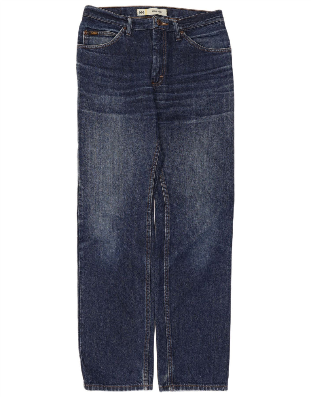 Vaqueros rectos de corte regular Lee para hombre W30 L32 Algodón azul