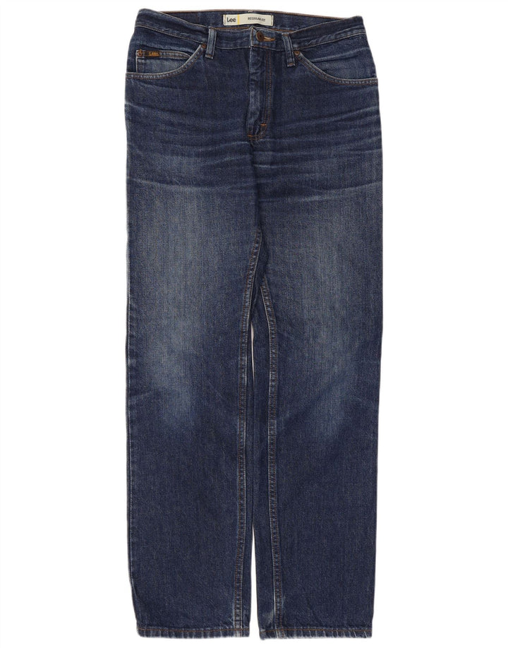 Vaqueros rectos de corte regular Lee para hombre W30 L32 Algodón azul