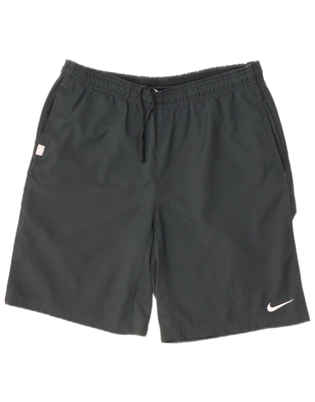 Nike - Pantalones cortos deportivos Dri Fit para hombre, poliéster gris pequeño