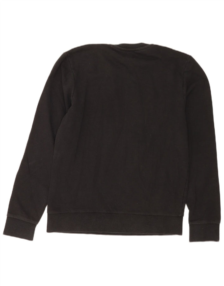 Jack & Jones Hombre Sudadera Gráfica Jumper Small Algodón Negro