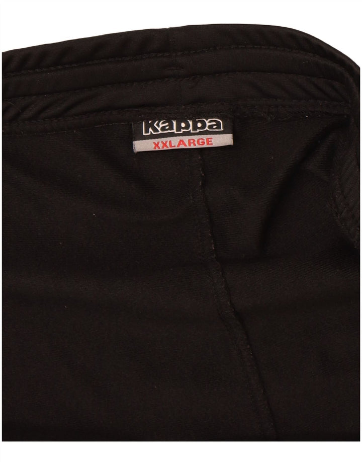 KAPPA Pantalones de chándal para hombre Joggers 2XL Negro Poliéster