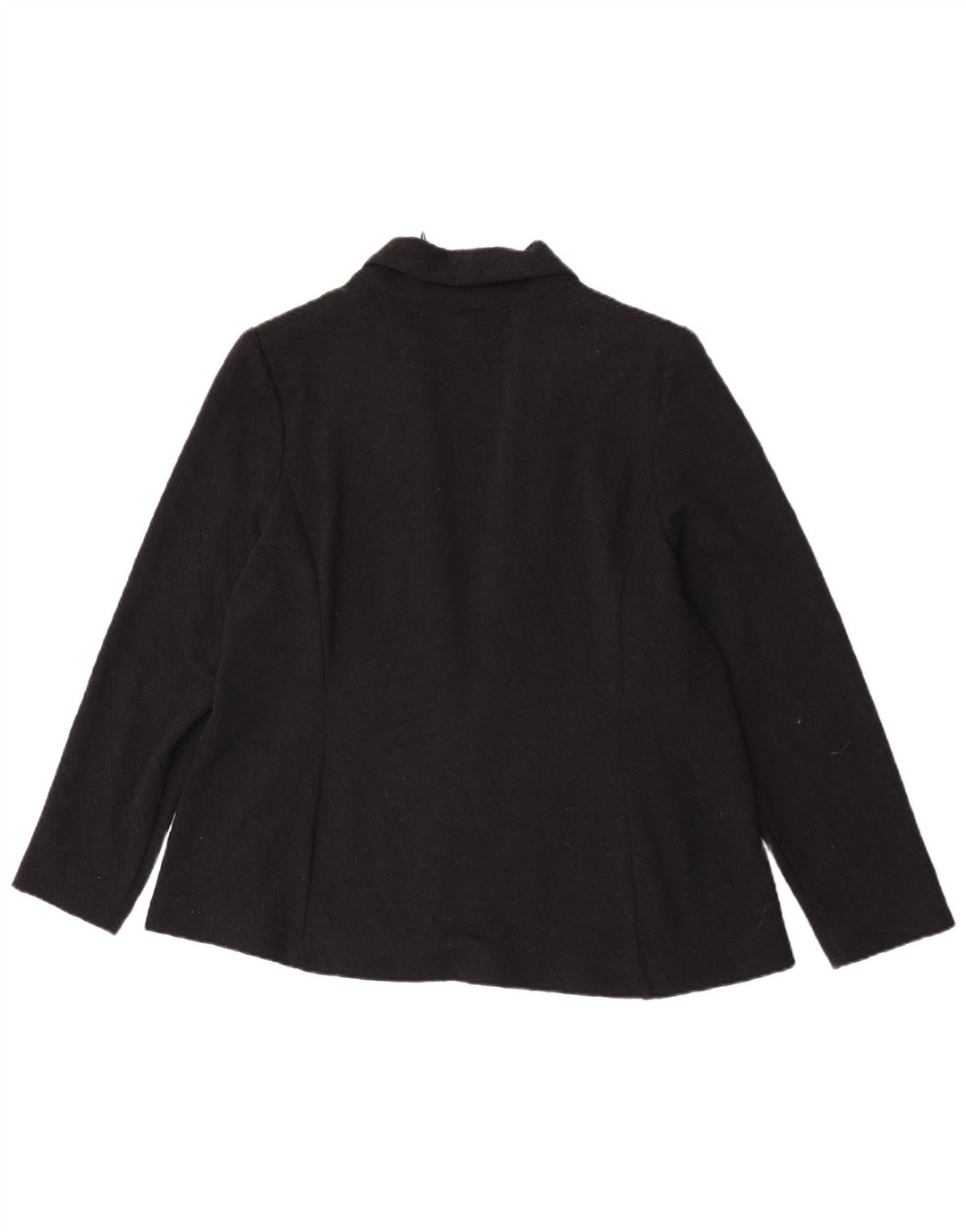 Marks & Spencer Chaqueta tipo blazer abierta para mujer UK 20 2XL Poliéster negro