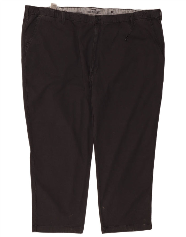 LEVI'S Pantalones chinos rectos para hombre 4XL W52 L29 Negro