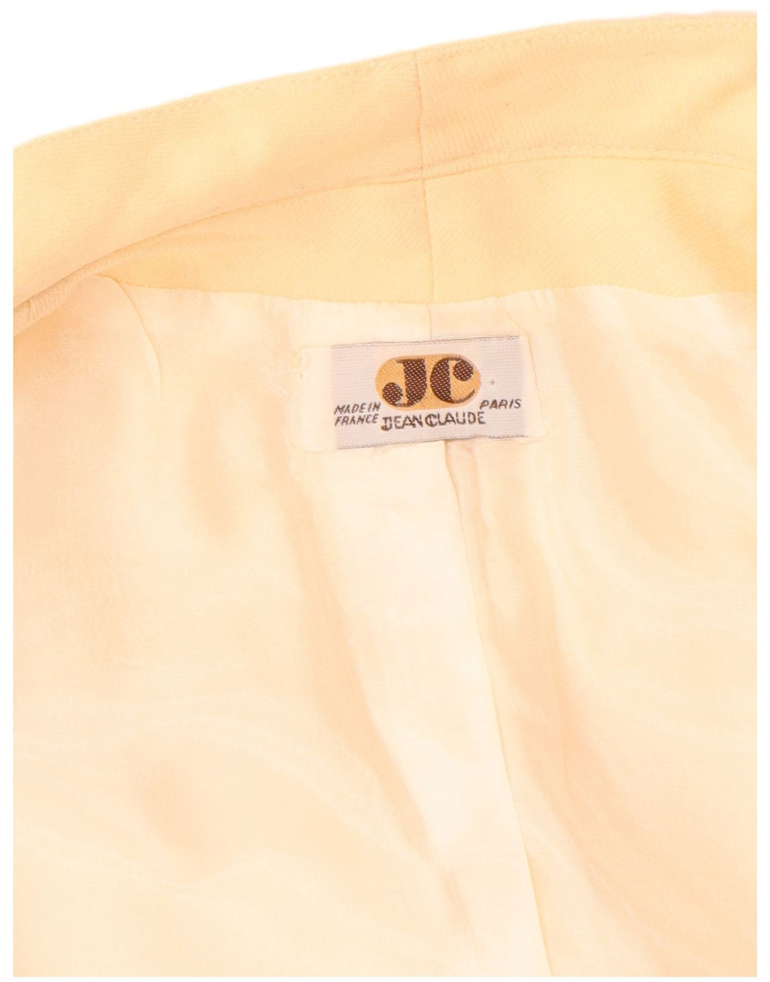 Jean Claude Abrigo abierto para mujer Reino Unido 14 Grande Beige Lana nueva
