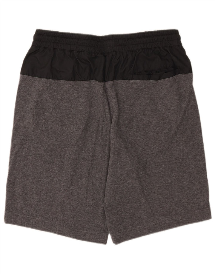 Pantalones cortos deportivos Nike para hombre de algodón moteado gris grande