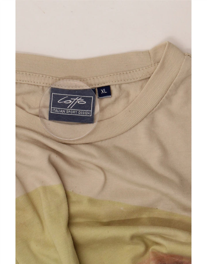 LOTTO Camiseta Gráfica Hombre Top XL Beige