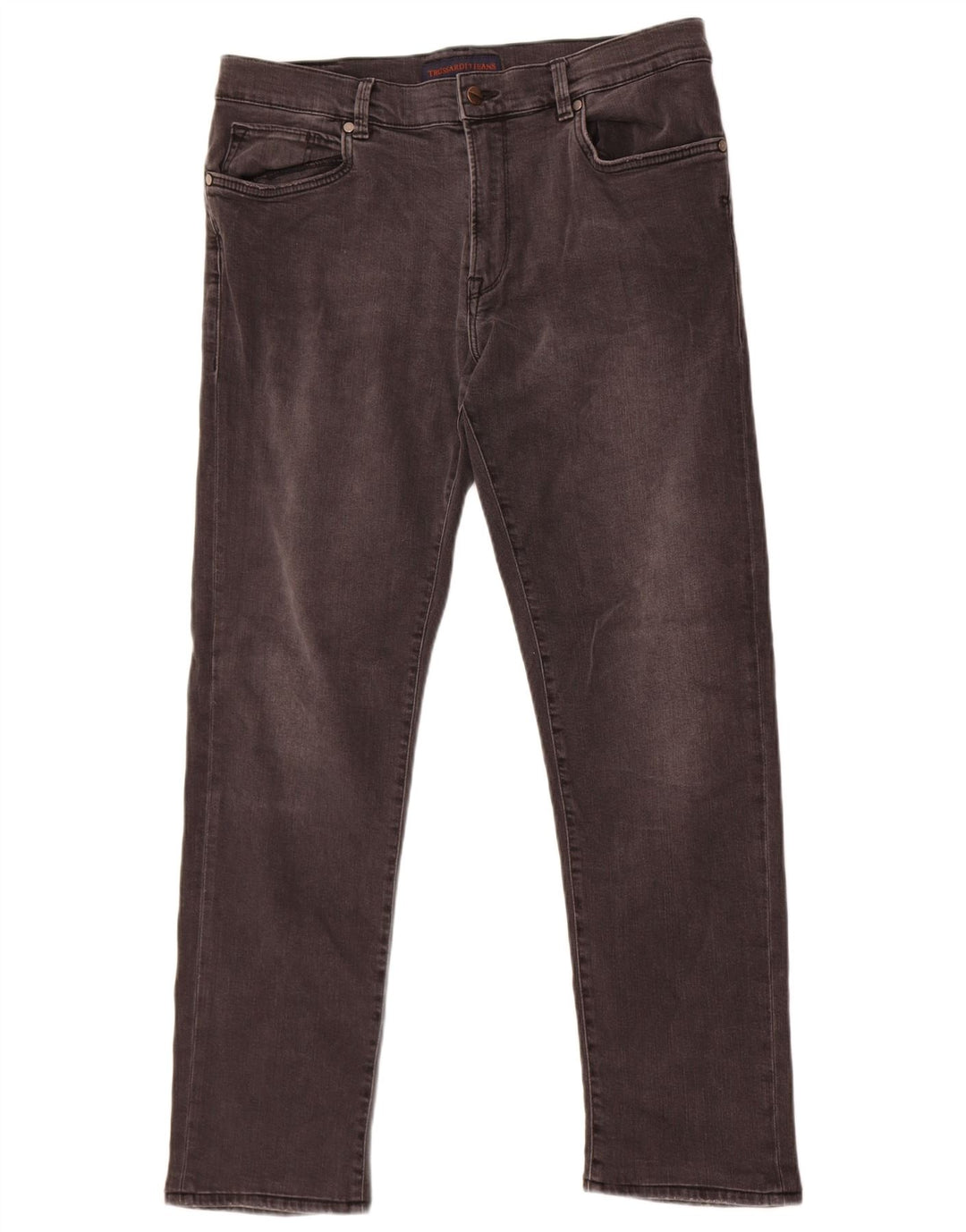 Vaqueros Trussardi Hombre Rectos W35 L30 Gris Algodón