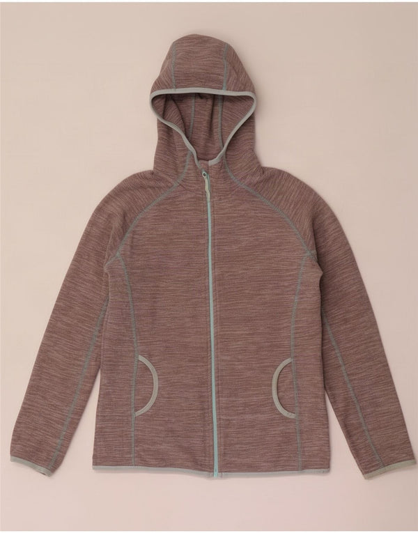 Chaqueta polar con capucha para mujer Mountain Warehouse UK 42 Gris medio moteado