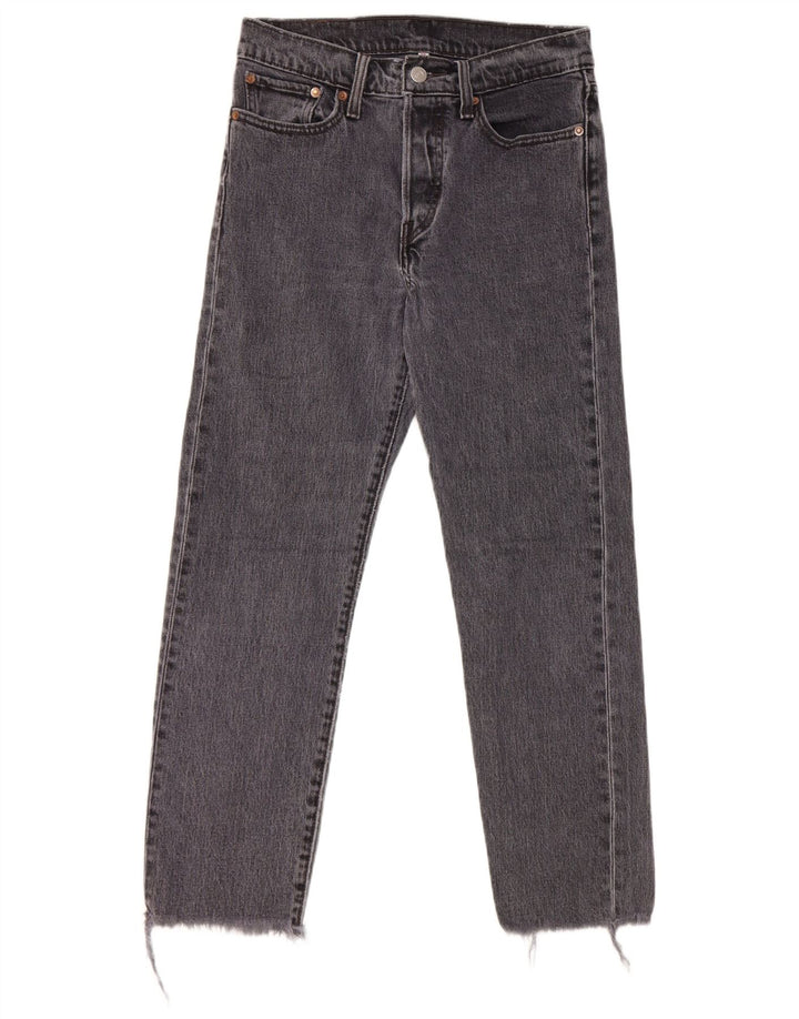 Levi's Vaqueros Rectos Mujer W27 L26 Algodón Gris