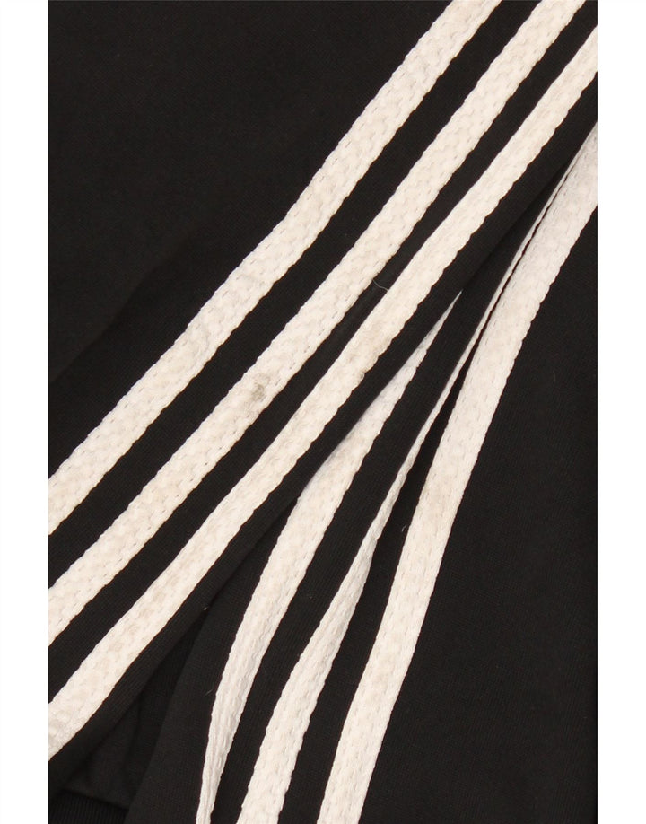 Adidas - Chaqueta de chándal para hombre, talla grande, poliéster negro