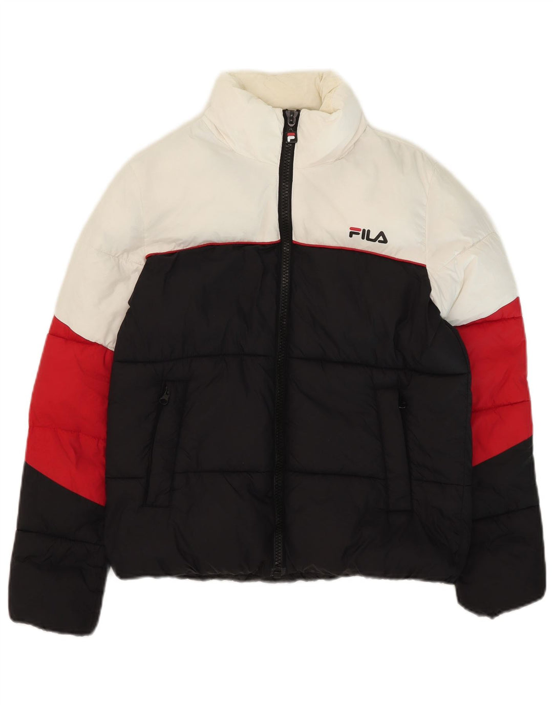 Fila Chaqueta acolchada con capucha para niño 13-14 años Nylon multicolor