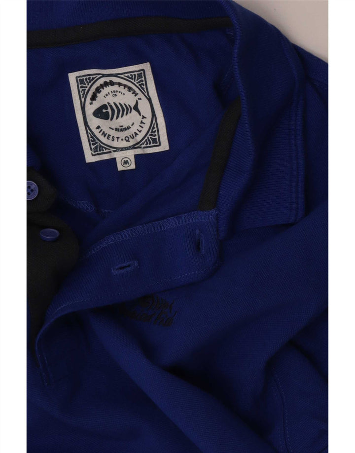 Polo Weird Fish Hombre Azul Medio