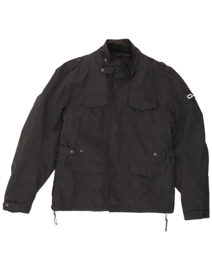 OJ Atmosfere Chaqueta utilitaria para hombre UK 40 Large Nylon negro
