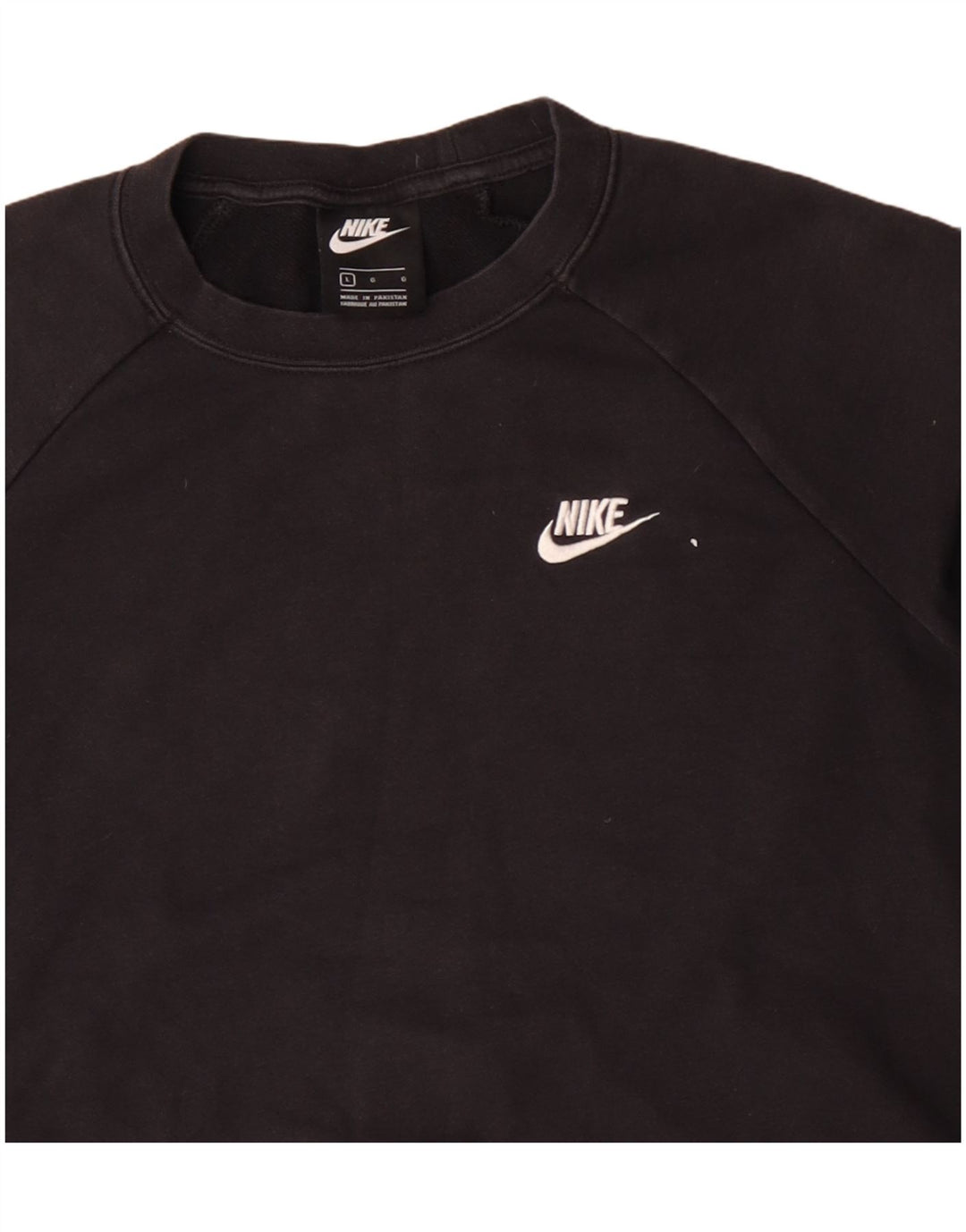 Nike - Sudadera tipo jersey para hombre, talla grande, algodón negro