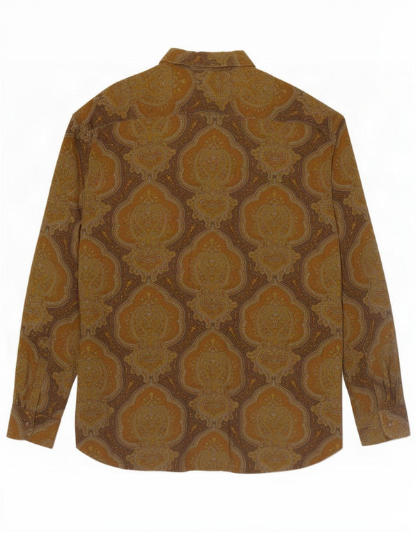 Bananarama Camisa Hombre XL Marrón Paisley
