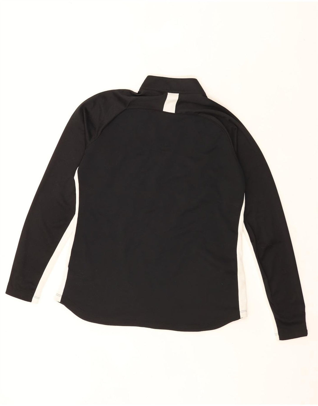 Nike Hombre Dri Fit Sudadera Con Cremallera Y Cuello En Color Bloque De Color Negro Mediano