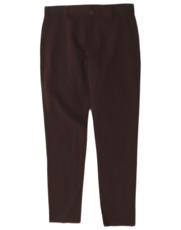 ZARA Mens Slim Chino Trousers Medium W32 L29 Black Cotton