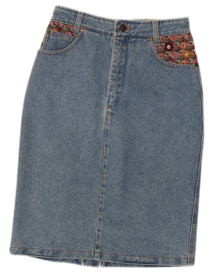 Falda vaquera Swinger para mujer IT 41 Medium W27 Algodón azul