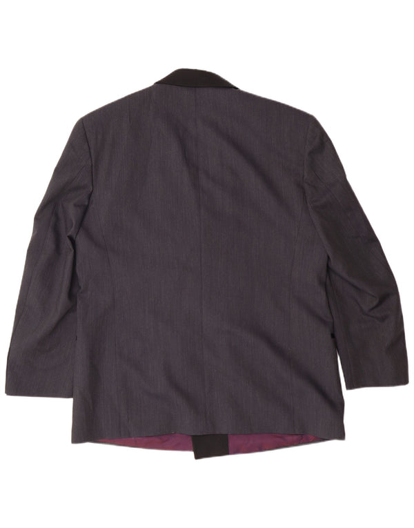 Wilvorst Chaqueta tipo blazer con doble botonadura para hombre UK 38 Medium Azul marino