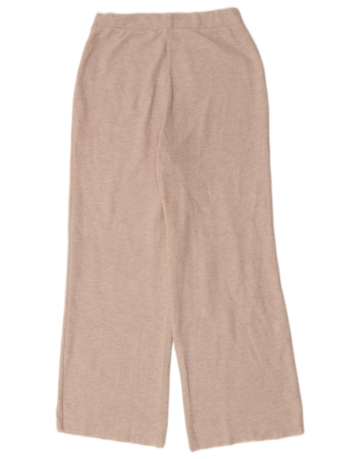 Zara Mujer Pantalón Chándal UK 42 Medio Beige Poliéster