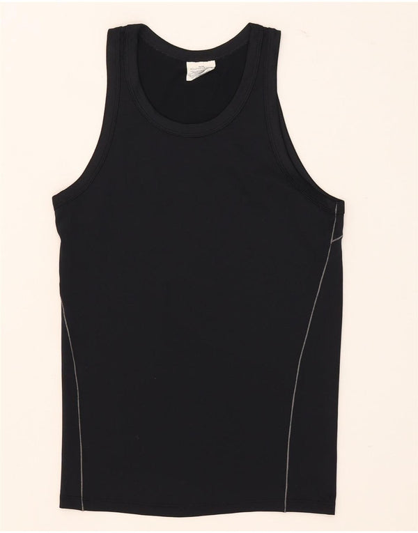 Calvin Klein Mens Chaleco Top Medio Negro Poliéster