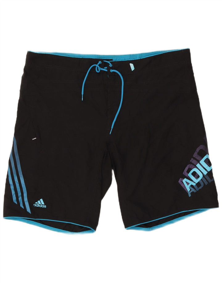 ADIDAS Hombre Graphic Bañador Shorts XL Poliéster Negro