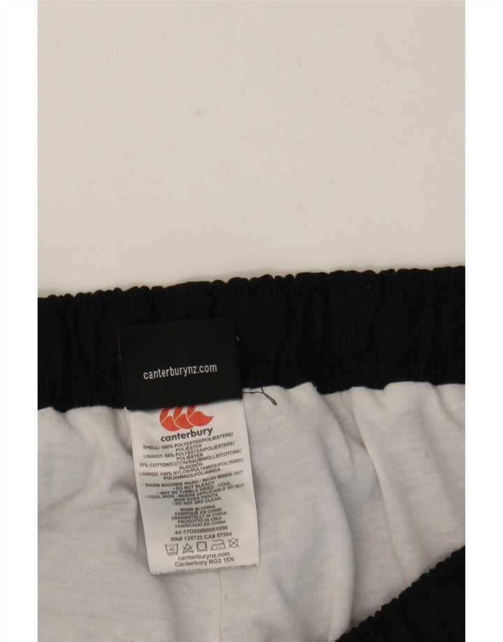 Canterbury Pantalones cortavientos gráficos para hombre 2XL Poliéster negro