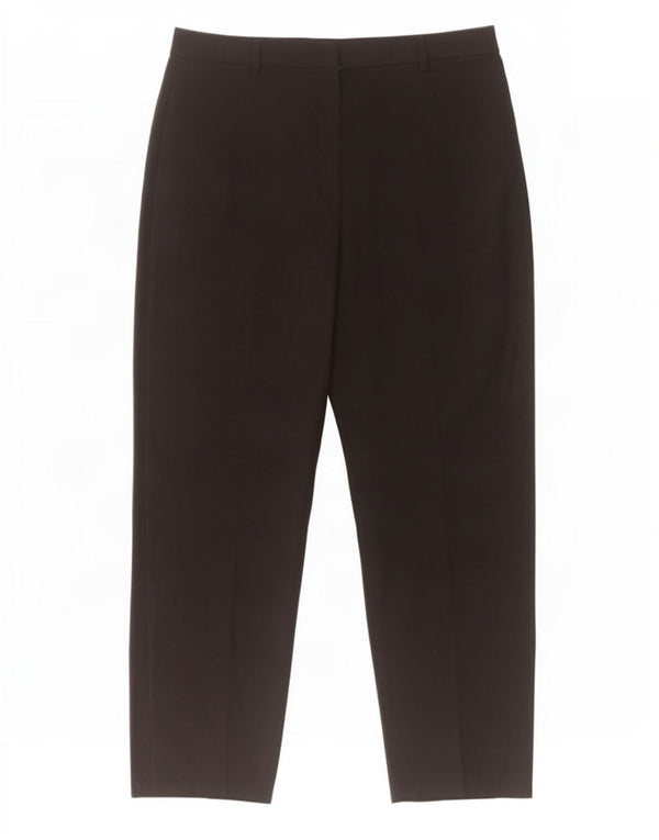 Marks & Spencer Pantalones de traje cónicos para mujer UK 46 Large W34 L27 Negro