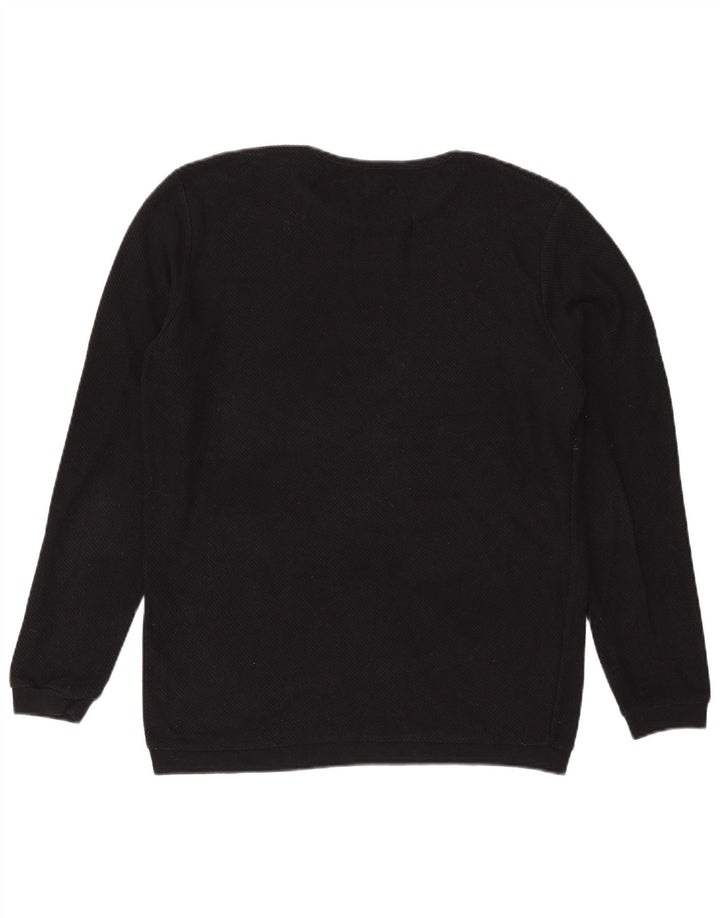 Zara Hombre Jersey Cuello Redondo Jersey XL Negro Poliéster